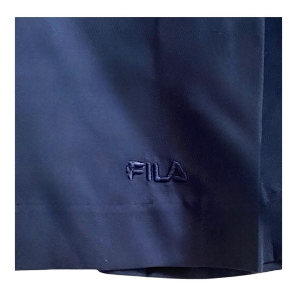 Vintage FILA Navy Pleated Skirt Women’s Size 14 with Embroidered FILA LOGO - Picture 6 of 8